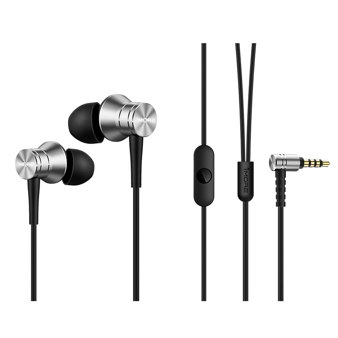 Наушники-вкладыши 1MORE "Piston Fit In-Ear E1009", диапазон частот 20-20000 Гц, серебристый / Наушники №2