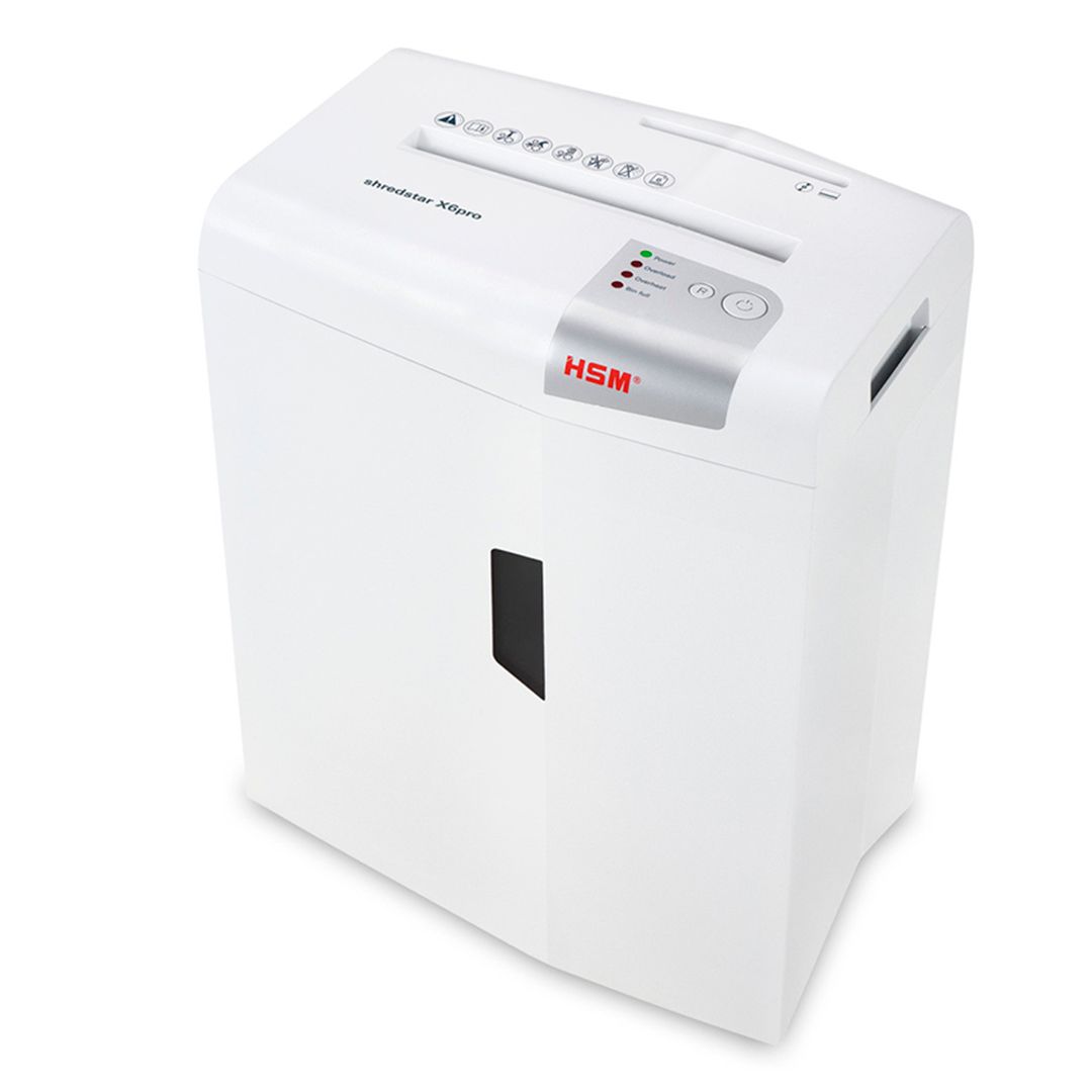Уничтожитель документов HSM Shredstar X6 pro, ("4" уровень секретности), 20 литров, 6 листов / Уничтожители документов