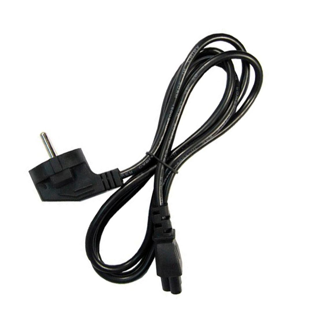 Кабель питания, С5, 3 pin, для ноутбуков и аудио-видео аппаратуры, 1,5 м, черный / Кабели питания