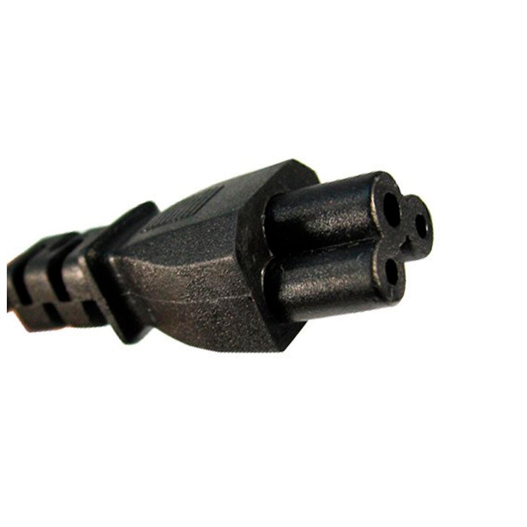 Кабель питания, С5, 3 pin, для ноутбуков и аудио-видео аппаратуры, 1,5 м, черный / Кабели питания №2