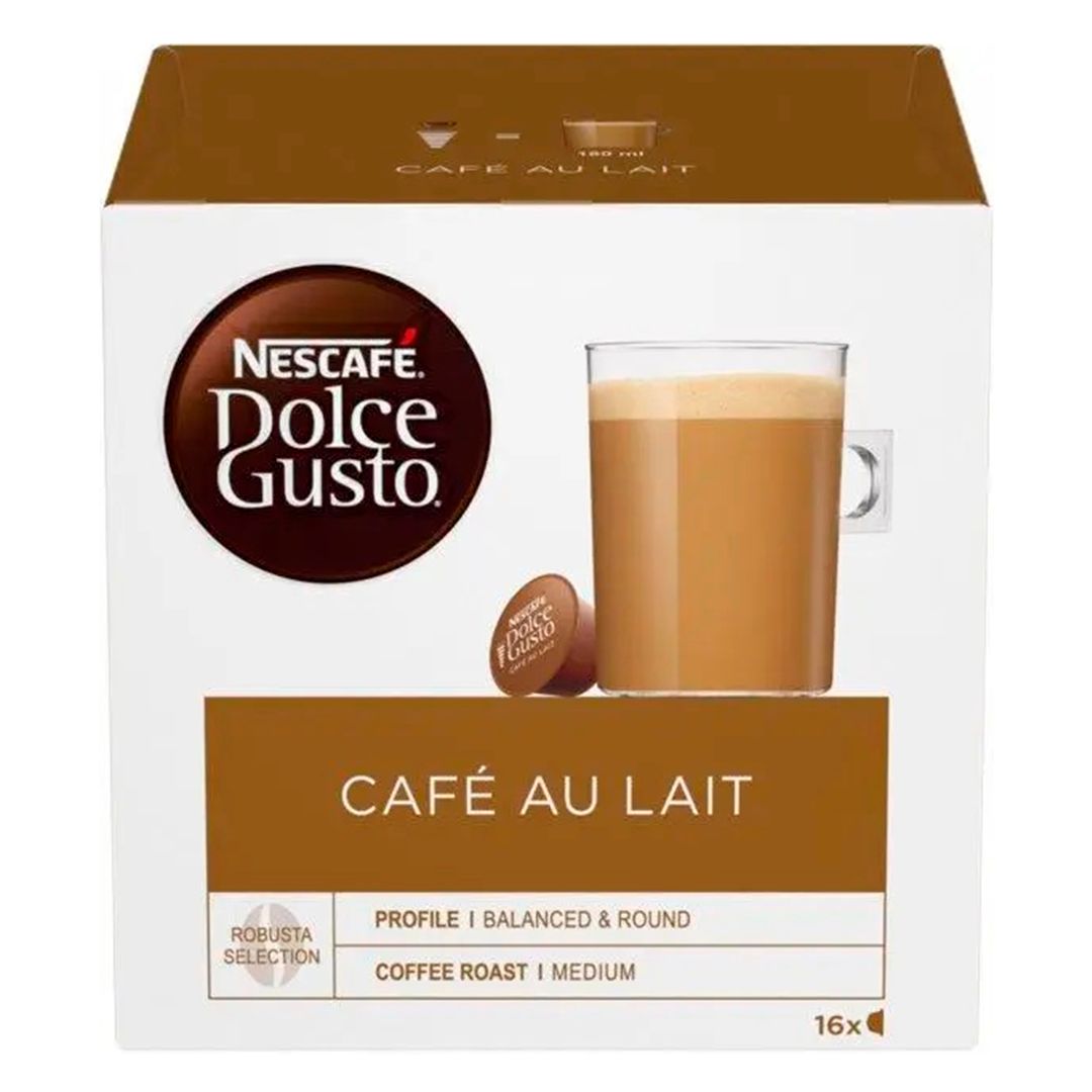 Кофе в капсулах Nescafe Dolce Gusto, Cafe Au Lait, 16 капсул / Кофе и чай в капсулах