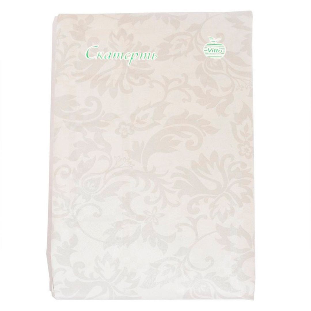 Скатерть бумажная Vitto Prestige, 1-сл., размер 1200*1800 мм, белая / Посуда одноразовая