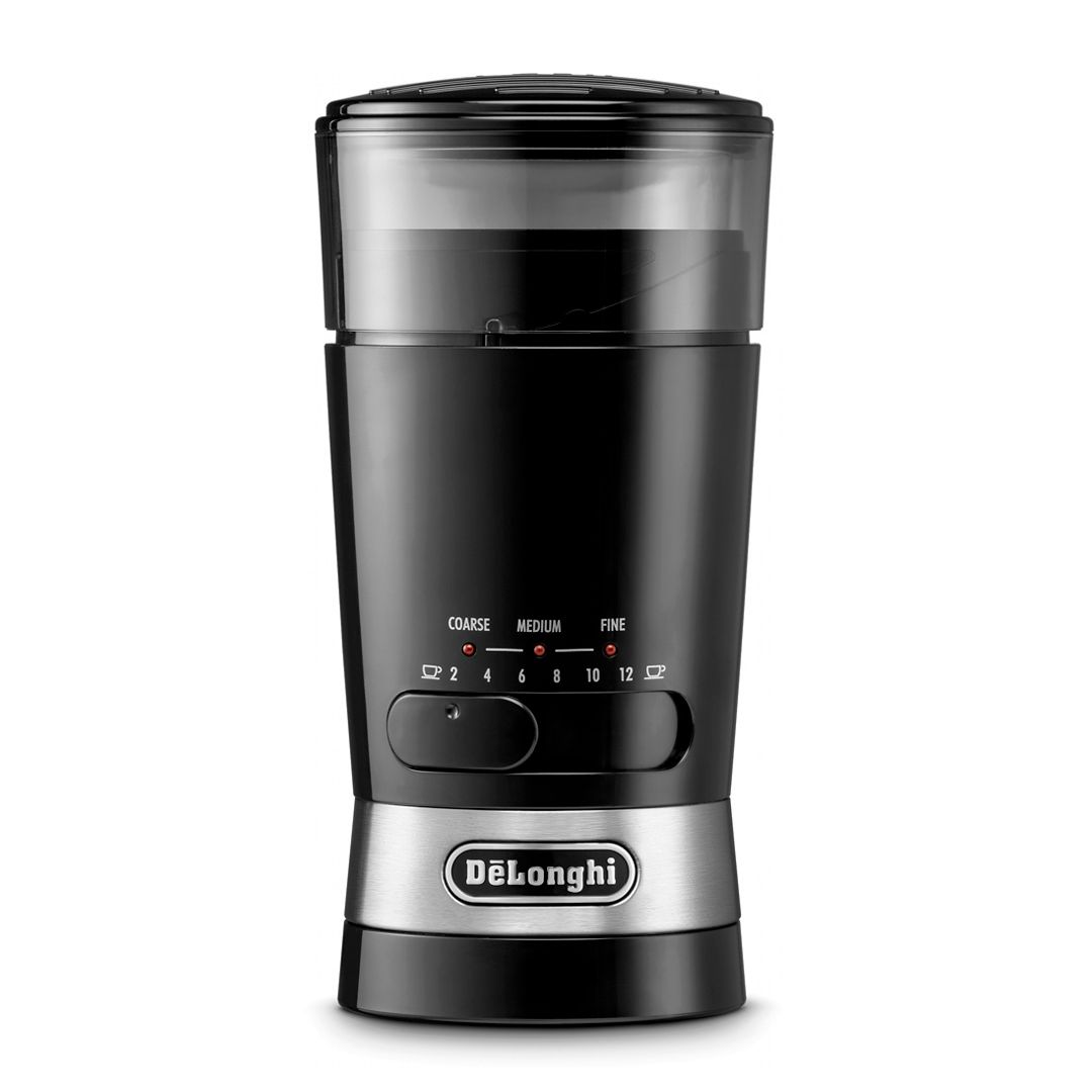 Кофемолка DeLonghi KG210, 170 Вт, вместимость 90 г, черная / Кофемолки	