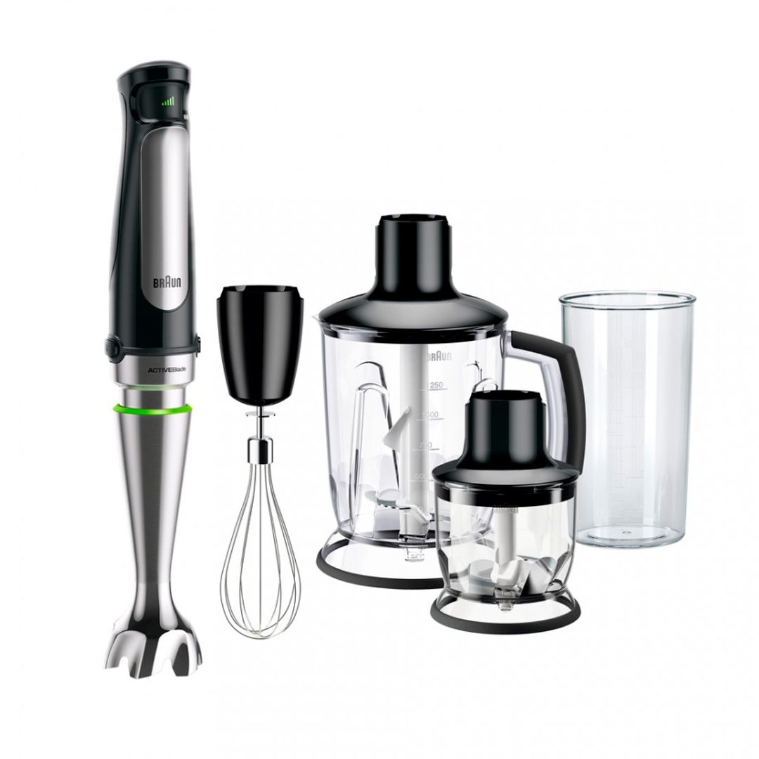 Блендер погружной Braun MQ7045X, 850 Вт, черный / Прочая кухонная техника