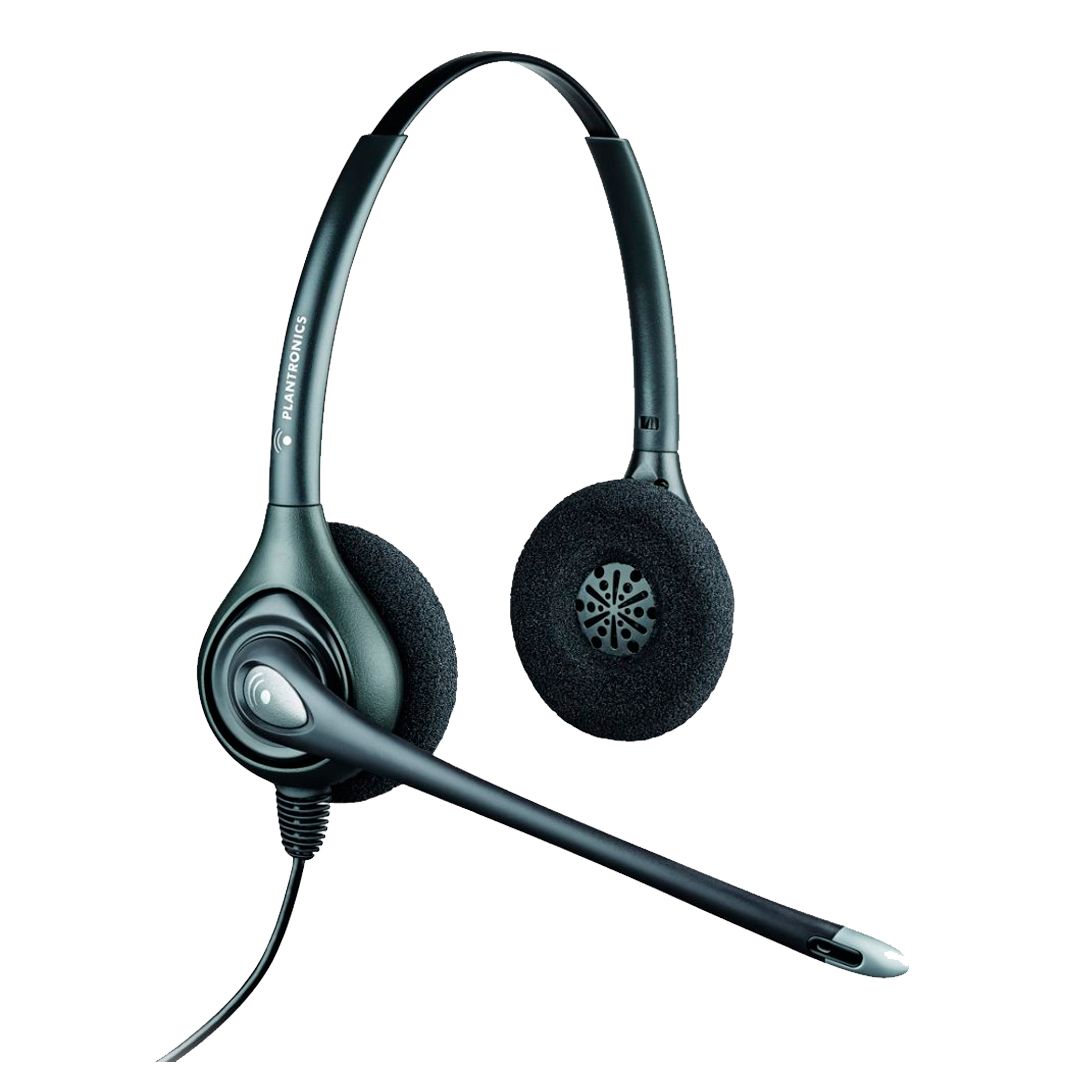 Гарнитура Plantronics Supraplus HW261, диапазон частот 100-10000 Гц, черная / Гарнитуры