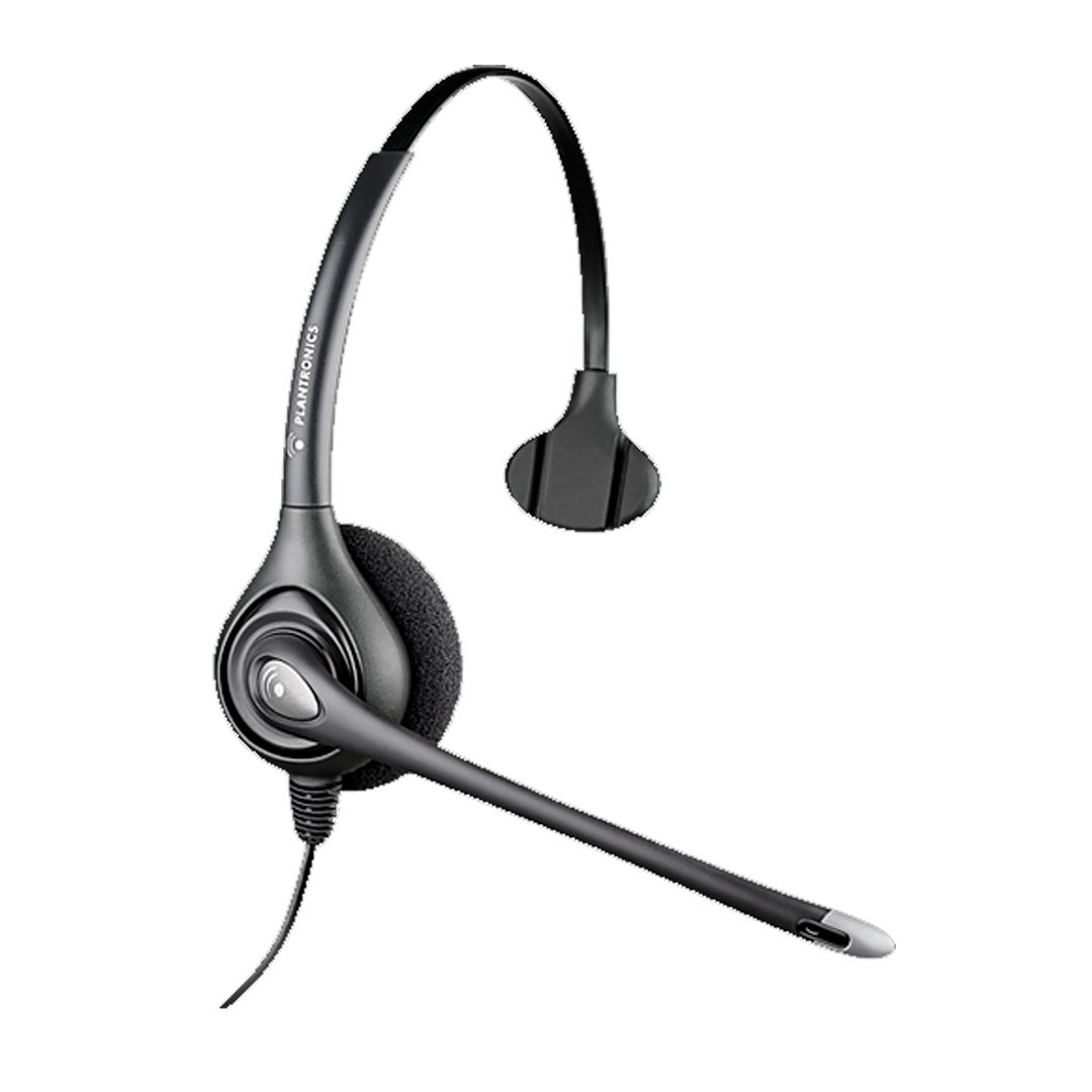 Гарнитура Plantronics Supraplus HW251, диапазон частот 100-10000 Гц, черная / Гарнитуры