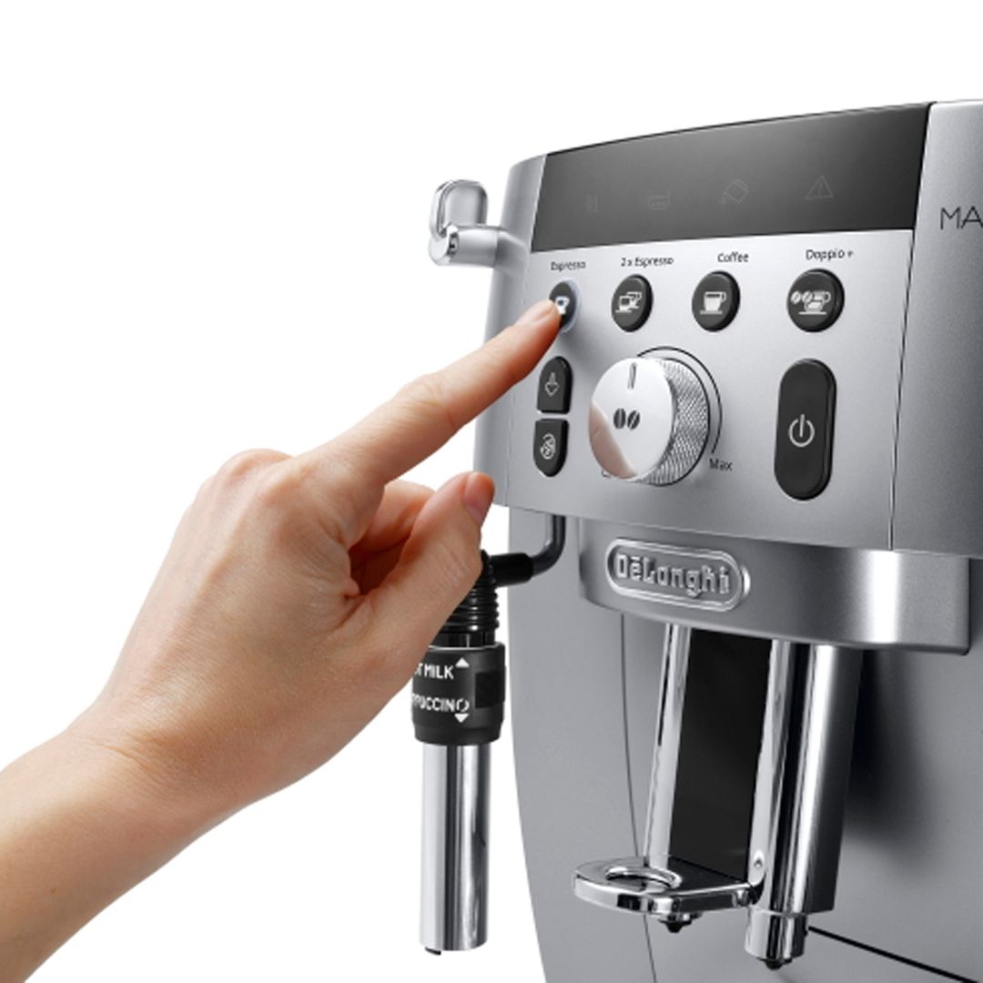 Кофемашина DeLonghi ECAM 250.31.SB, зерновой и молотый, черная/серебристая / Кофемашины	 №2