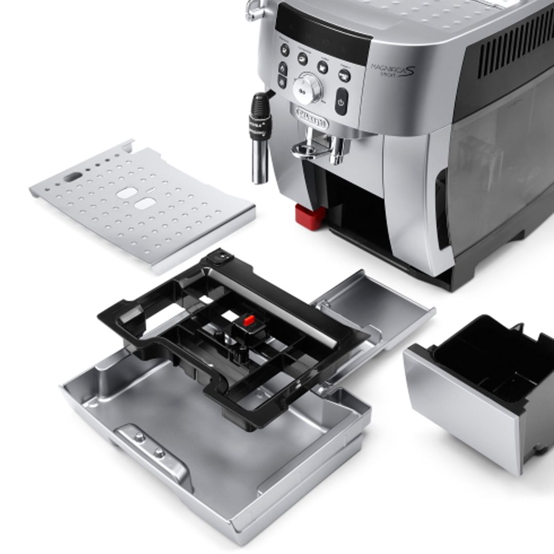 Кофемашина DeLonghi ECAM 250.31.SB, зерновой и молотый, черная/серебристая / Кофемашины	 №3