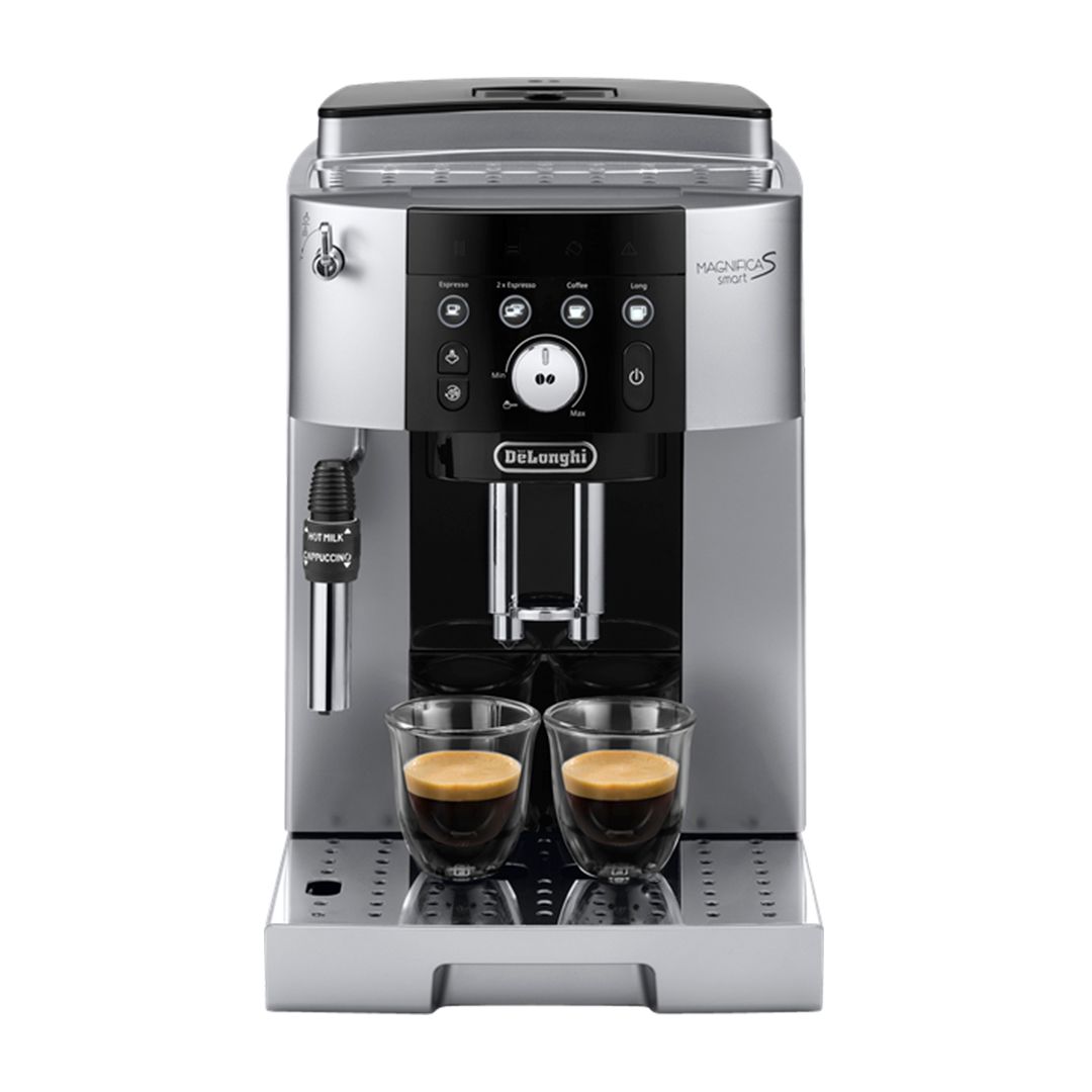 Кофемашина DeLonghi Magnifica S Smart ECAM 250.23.SB, зерновой и молотый, черная/серебристая / Кофемашины	