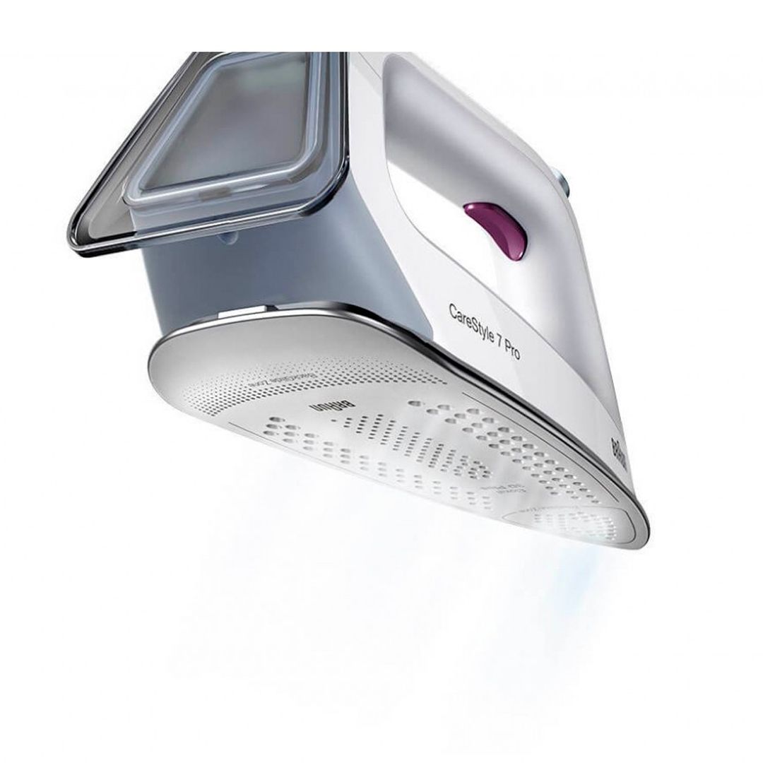 Гладильная система Braun IS7155WH, мощность 2400 Вт, резервуар 2 л, 3D Eloxal Plus подошва, белая / Уход за одеждой №2