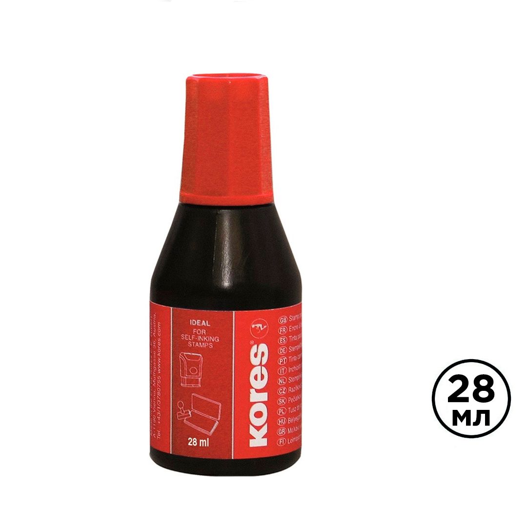 Мастика Kores, 28 мл, красная / Штемпельные краски (мастика) oe.kz Мастика Kores, 28 мл, красная / Штемпельные краски (мастика)