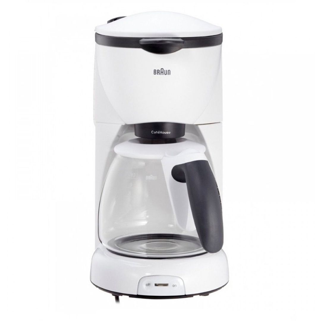 Кофеварка Braun KF 520/1, капельная, 1,4 л, белая / Кофеварки	