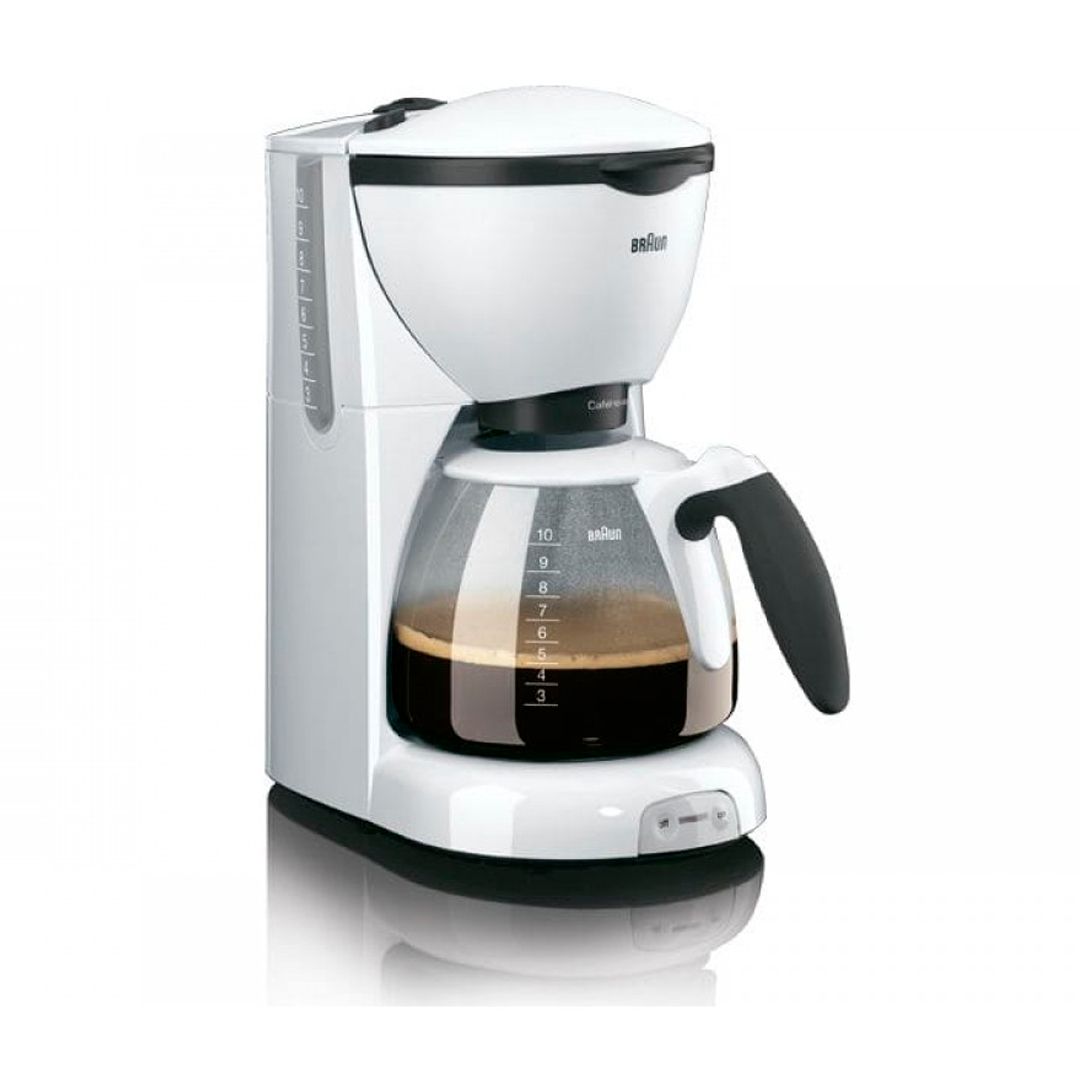 Кофеварка Braun KF 520/1, капельная, 1,4 л, белая / Кофеварки	 №2