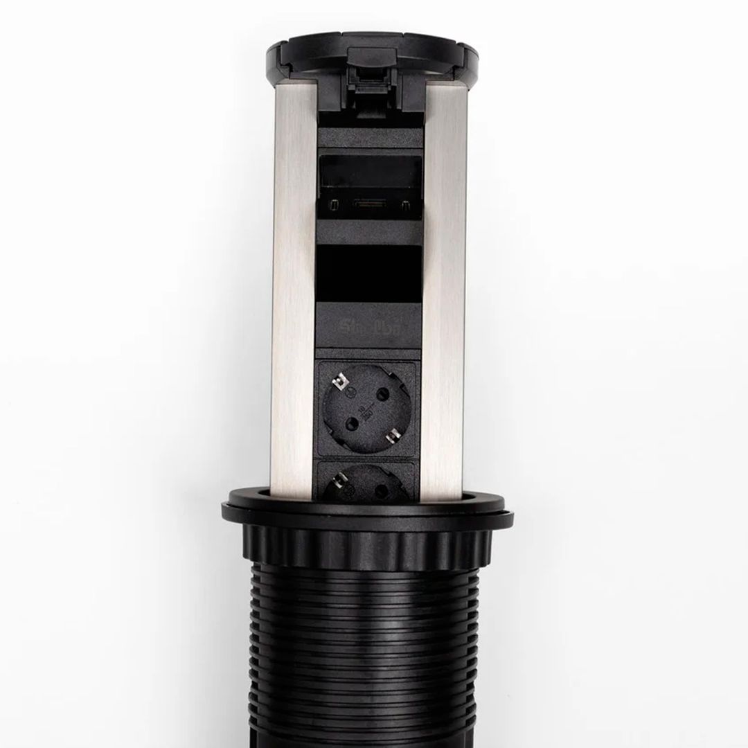 Выдвижной розеточный блок Shelbi STVA-MULT-B, 2 розетки, 1 USB, 2 Type-C, беспр. зарядка, черный / Сетевые фильтры №2 oe.kz Выдвижной розеточный блок Shelbi STVA-MULT-B, 2 розетки, 1 USB, 2 Type-C, беспр. зарядка, черный / Сетевые фильтры №2