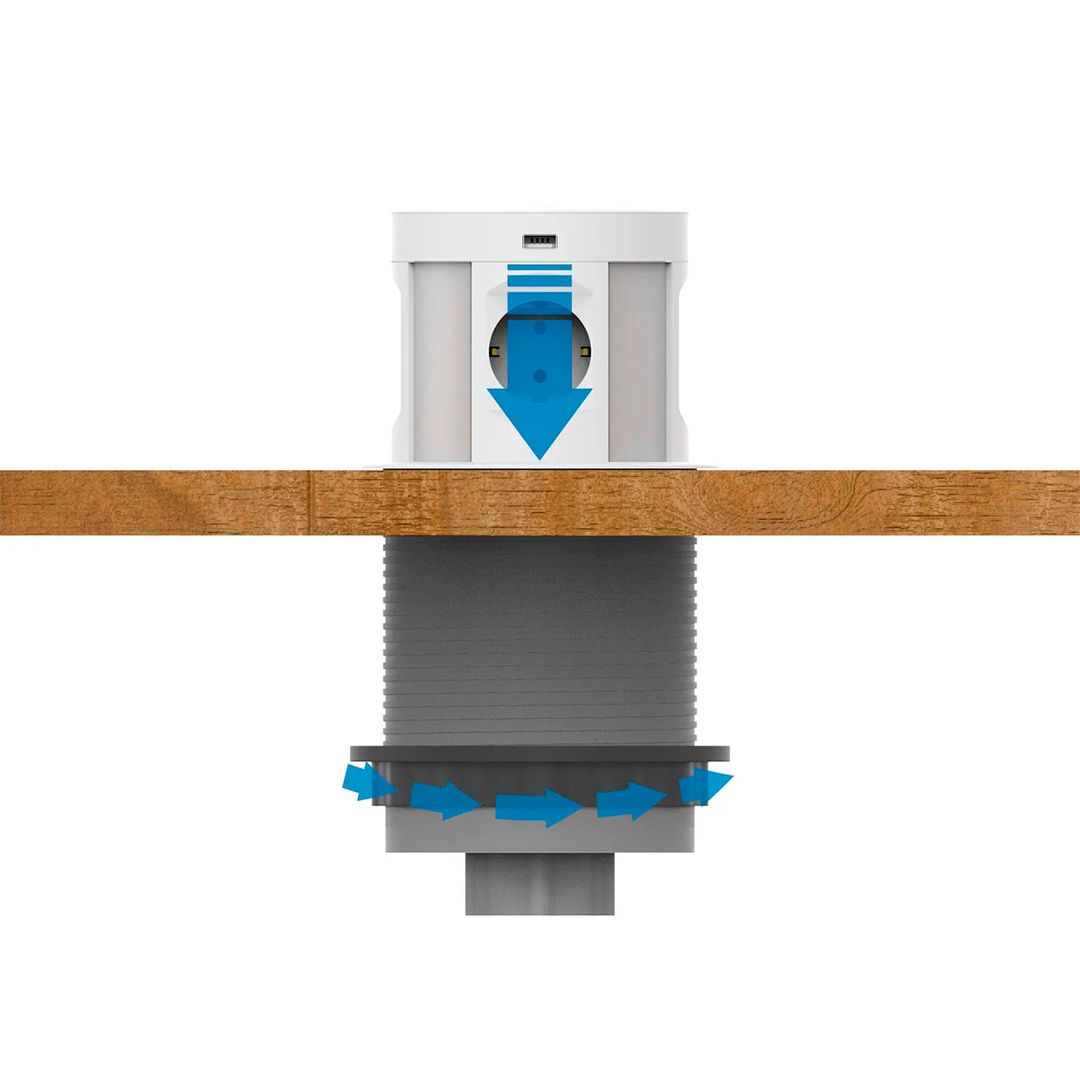 Выдвижной розеточный блок Shelbi STV-4S-2U-2RJ-W, 4 розетки, 2 USB, 2 RJ45, беспр. зарядка, белый / Сетевые фильтры №3 oe.kz Выдвижной розеточный блок Shelbi STV-4S-2U-2RJ-W, 4 розетки, 2 USB, 2 RJ45, беспр. зарядка, белый / Сетевые фильтры №3