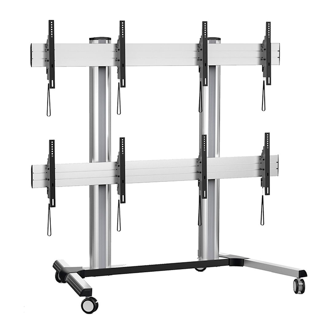 Крепление для видеостен мобильный Brateck LVS01-446FW, диагональ экрана 45"-55" / Кронштейны