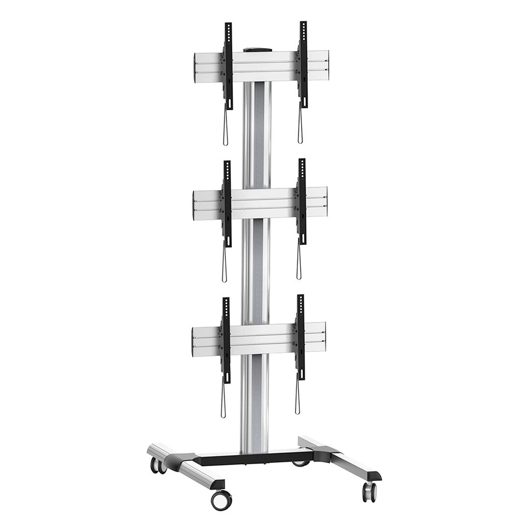 Крепление для видеостен мобильный Brateck LVS01-346FW, диагональ экрана 45"-55" / Кронштейны