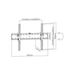 Крепление для ТВ и мониторов на стену Brateck KL21G-46T, диагональ экрана 37"-70"