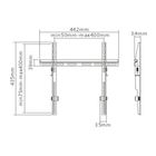 Крепление для ТВ и мониторов на стену Brateck KL14-44F, диагональ экрана 32-55"