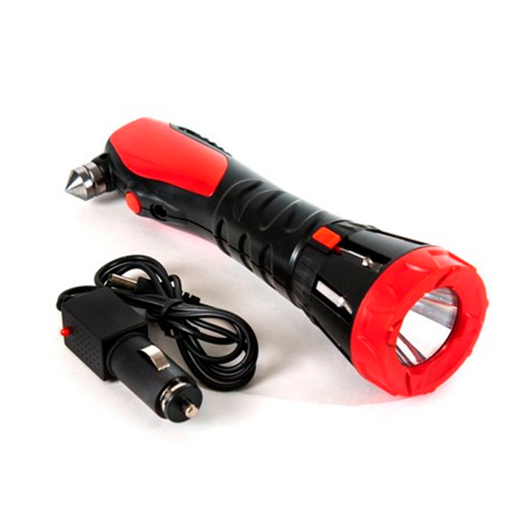 Универсальный фонарик Crest C301, 12V, черно-красный / Измерительный инструмент №2