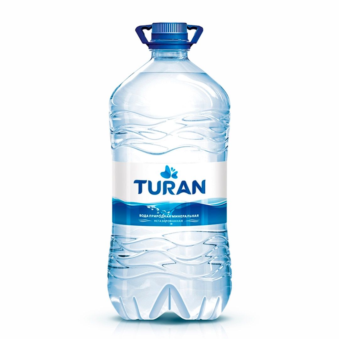 Вода негазированная питьевая "Turan", 5 л / Вода питьевая