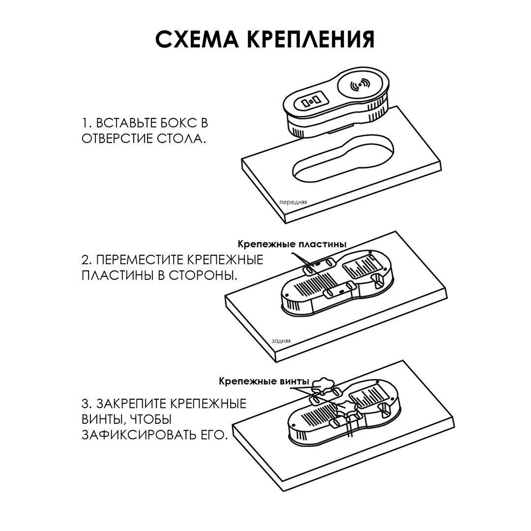 Настольный встраиваемый бокс Shelbi STS-2U1C-B, 2 USB, 1 Type-C, беспр. зарядка, шнур 1,5 м, черный / Сетевые фильтры №5 oe.kz Настольный встраиваемый бокс Shelbi STS-2U1C-B, 2 USB, 1 Type-C, беспр. зарядка, шнур 1,5 м, черный / Сетевые фильтры №5