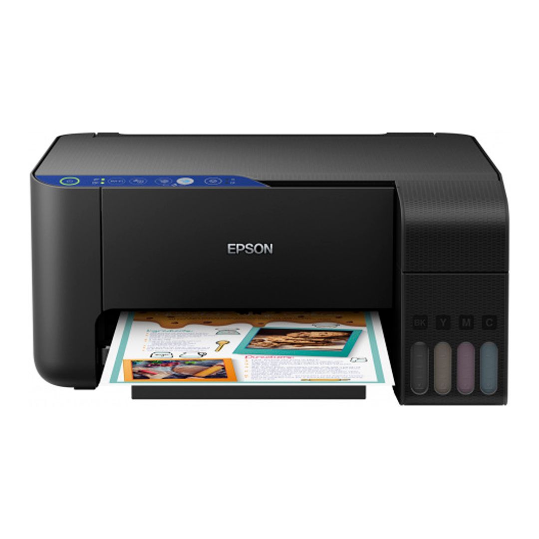 МФУ струйное цветное Epson L3151, А4, 5760*1440, 33 стр/мин, без кабеля USB, без АПД, Wi-Fi / Струйные
