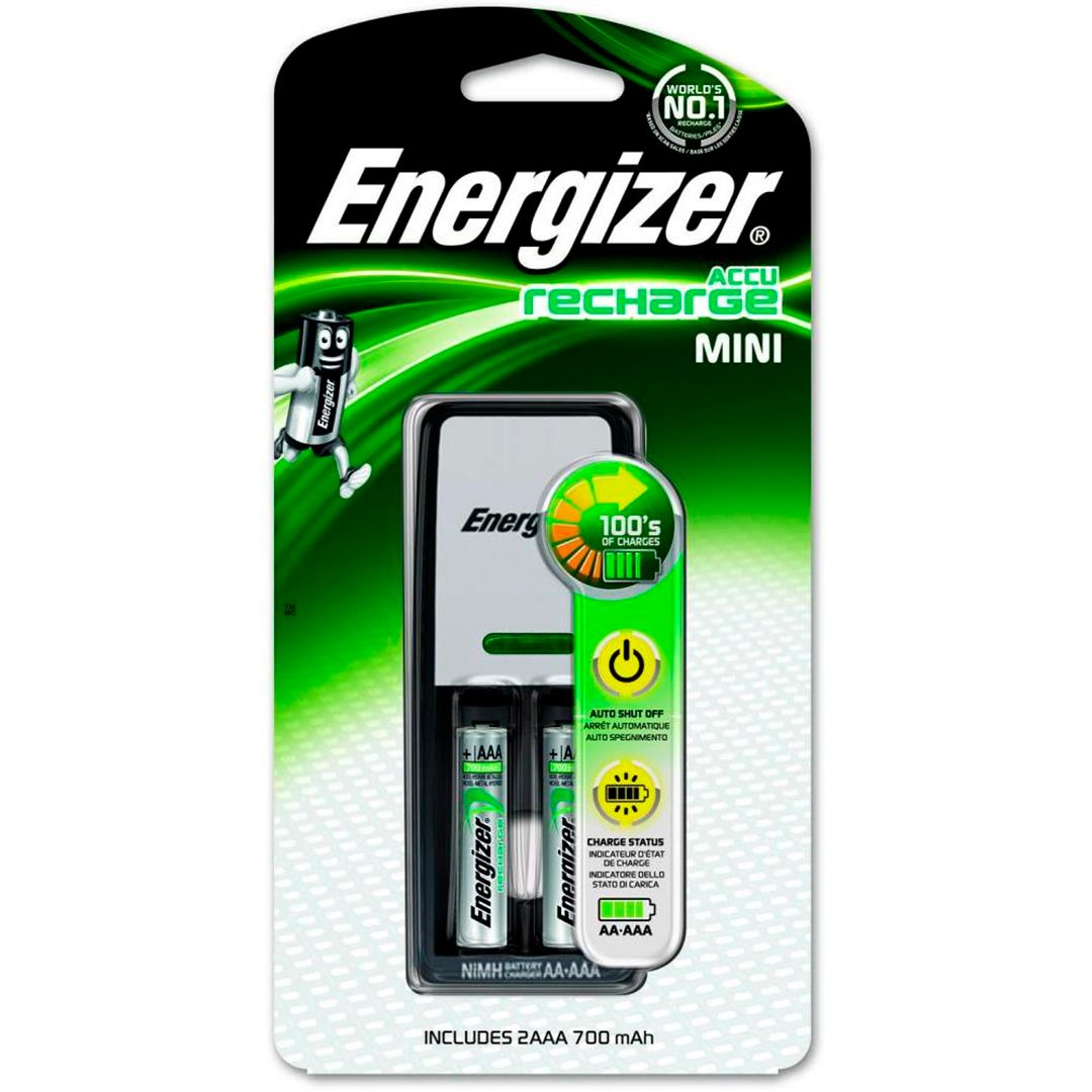 Зарядное устройство для аккумуляторов Energizer "Base+2 AAA 700 mAh", предзаряженные