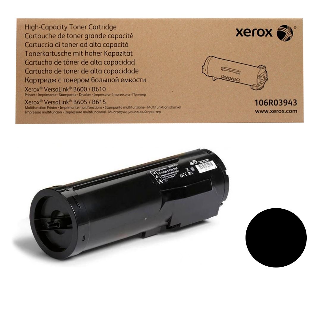 Тонер-картридж оригинальный Xerox 106R03943 (повыш. емкости) для VersaLink 605/615, черный / Тонер-картриджи