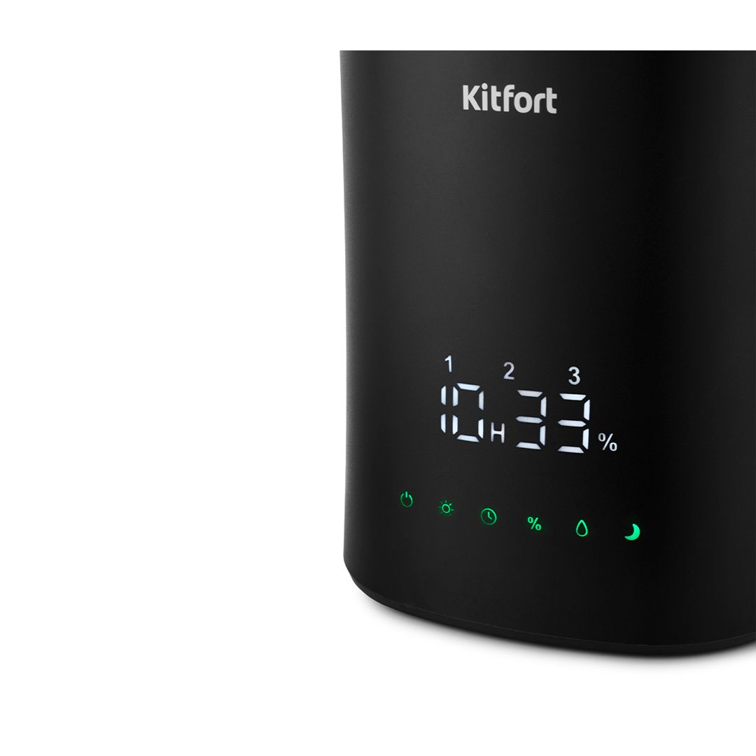 Увлажнитель воздуха Kitfort KT-2808, 4 л, мощность 37 Вт, площадь помещения 30 м², черный / Очистители и увлажнители воздуха №2
