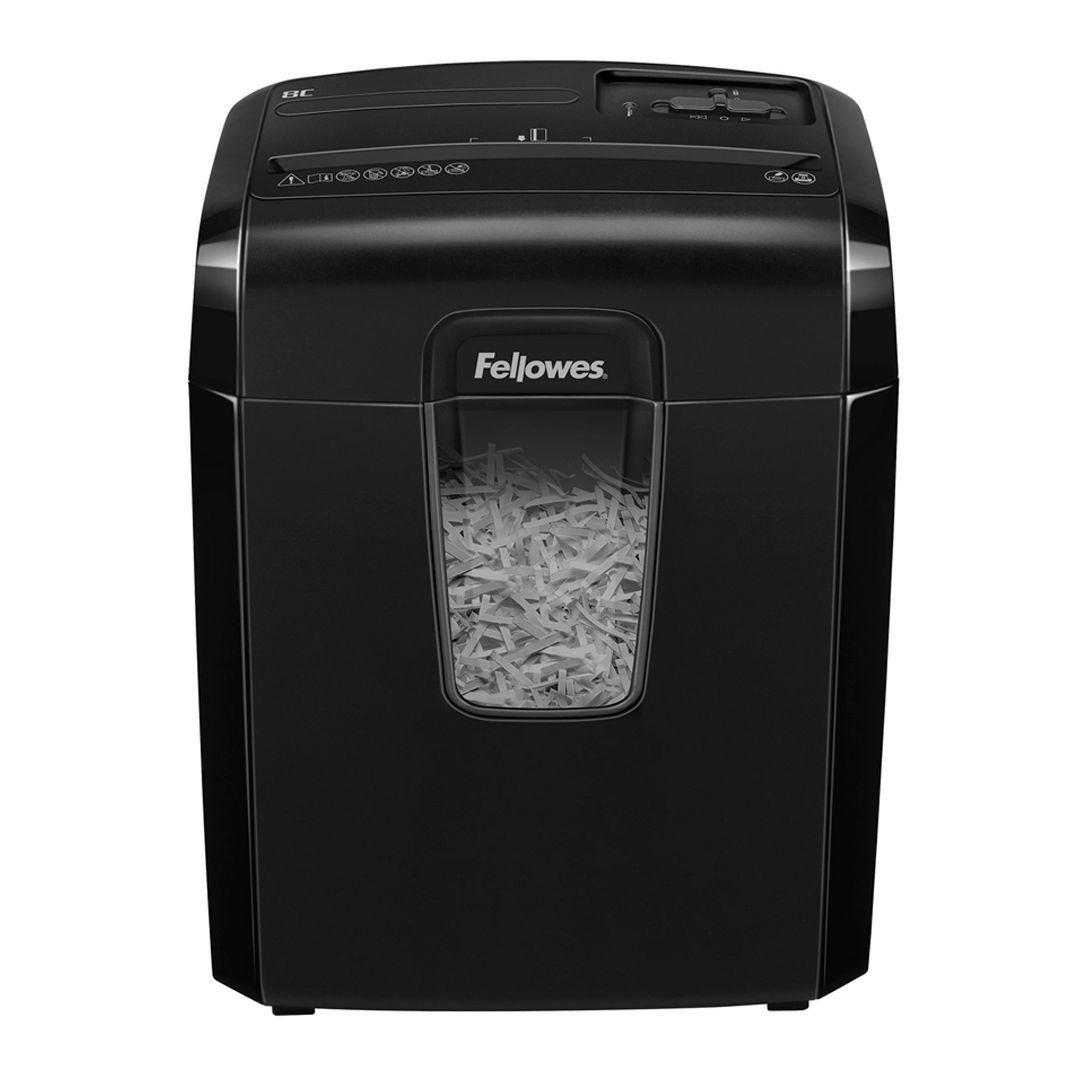 Уничтожитель документов Fellowes Powershred 8C, DIN P-4 ("4" уровень секретности) 14 л., 8 листов / Уничтожители документов