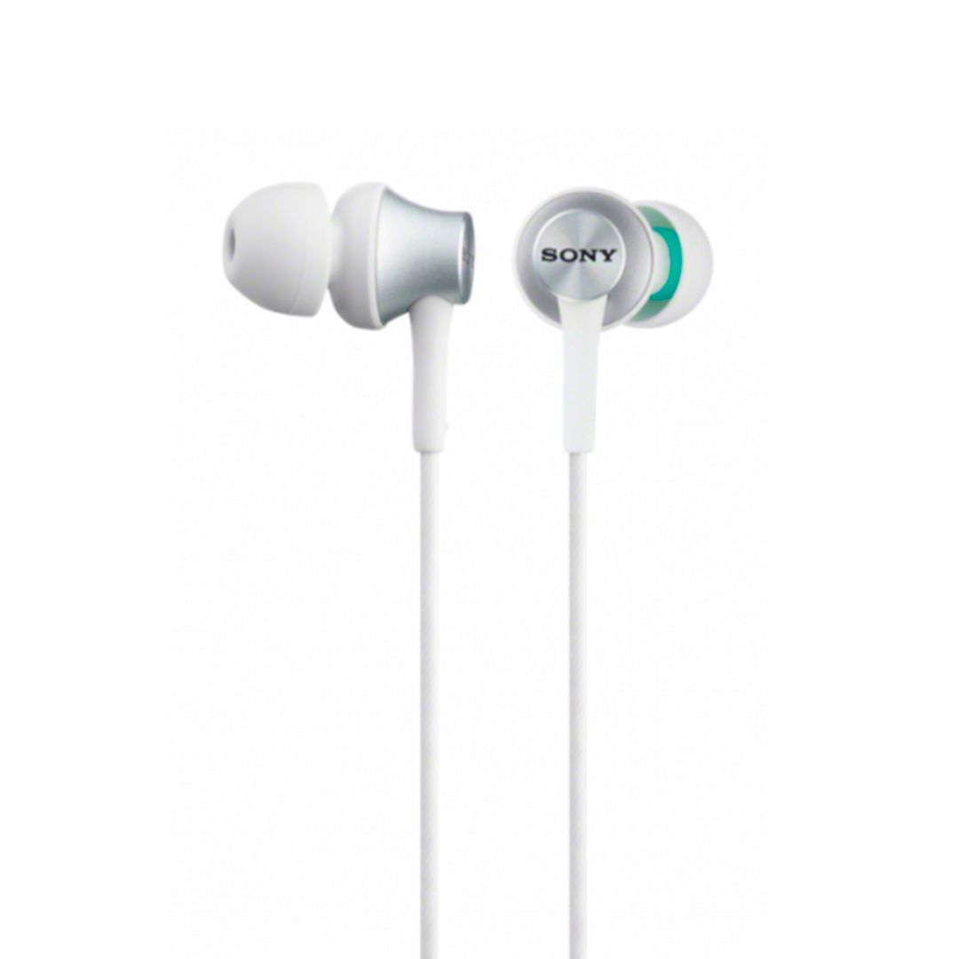 Наушники-вкладыши Sony MDR-EX450AP, диапазон частот 5–25000 Гц, белые / Наушники