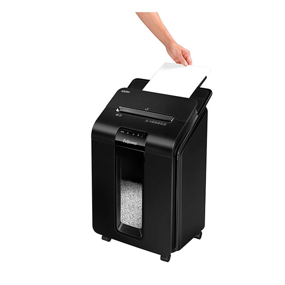 Уничтожитель документов Fellowes AutoMax 100M, DIN P-4, ("4" уровень секретности) 23 л, 100 листов / Уничтожители документов №3