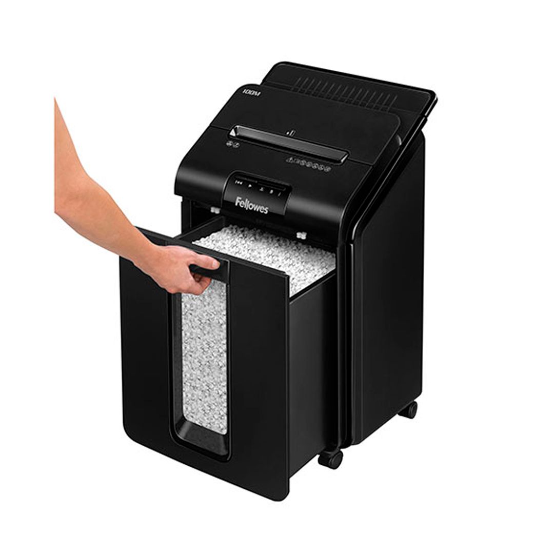 Уничтожитель документов Fellowes AutoMax 100M, DIN P-4, ("4" уровень секретности) 23 л, 100 листов / Уничтожители документов №4