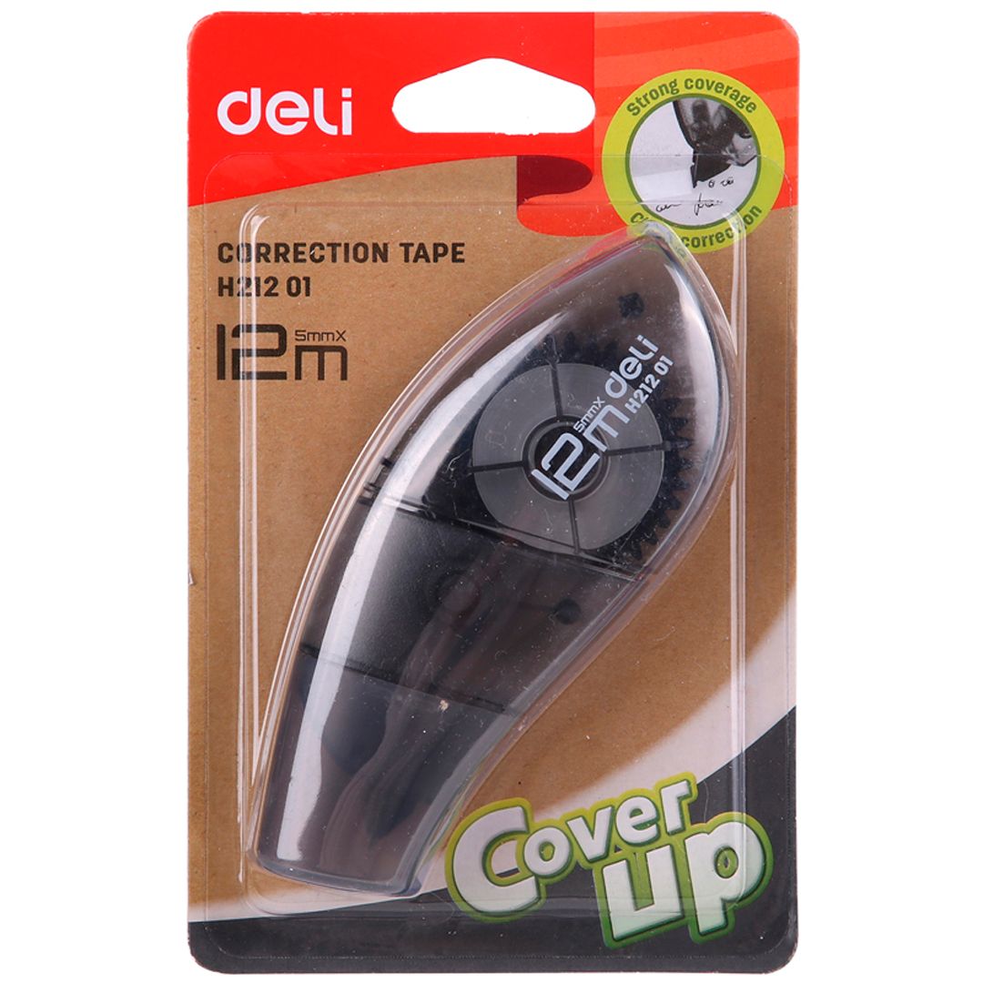 Түзеткіш лента Deli "Cover Up", 5 мм, ұзындығы 12 м