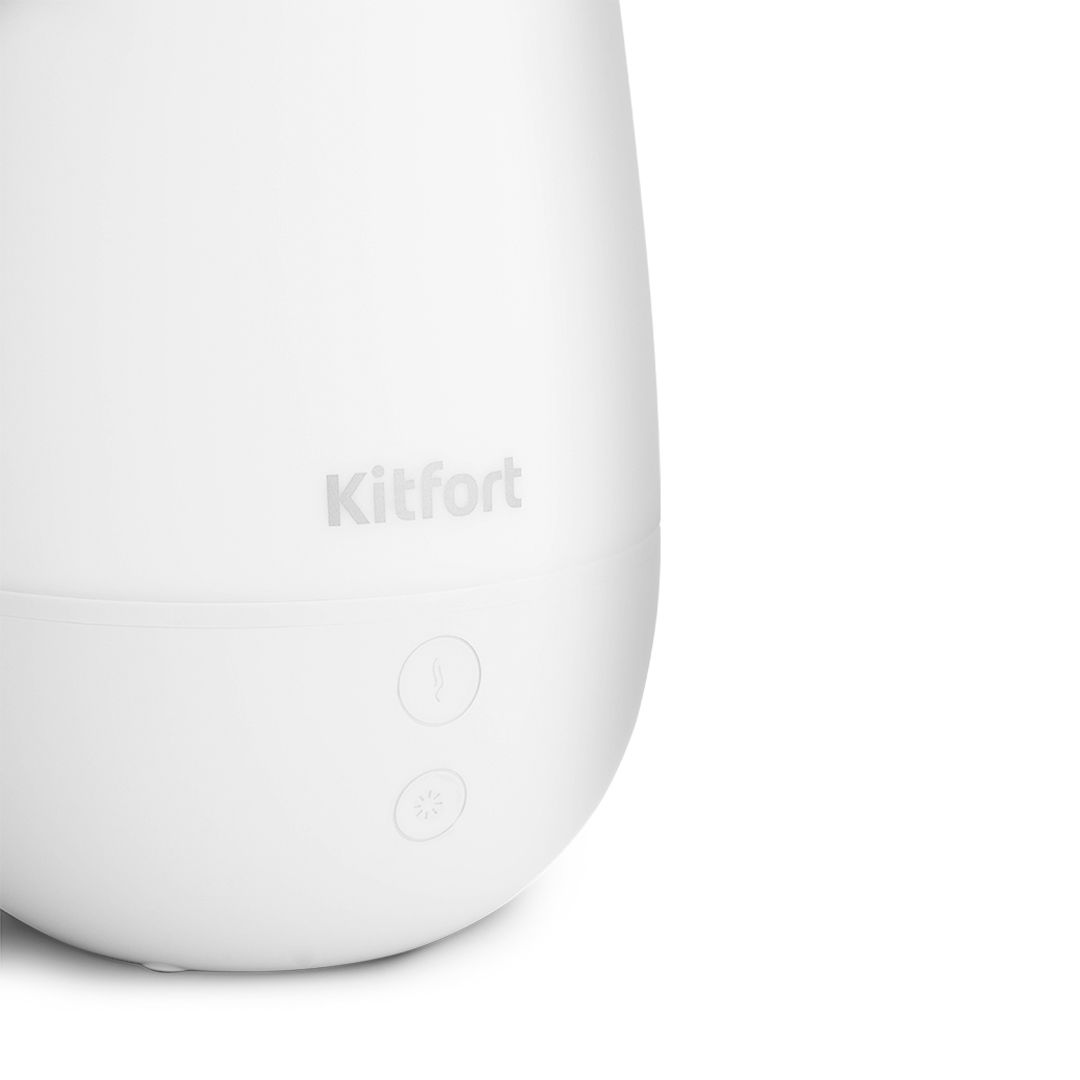 Увлажнитель воздуха Kitfort KT-2806, 2 л, мощность 12 Вт, площадь помещения 20 м², белый / Очистители и увлажнители воздуха №4