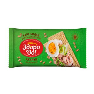 Хлебцы вафельные ЗдороВо, ржаные, 70 гр / Здоровое питание