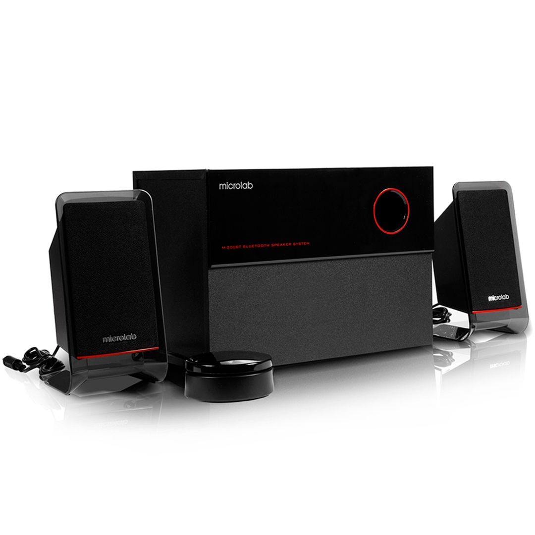 Акустическая система Microlab M-200ВТ, 40 Вт, Bluetooth, 2RCA, черная