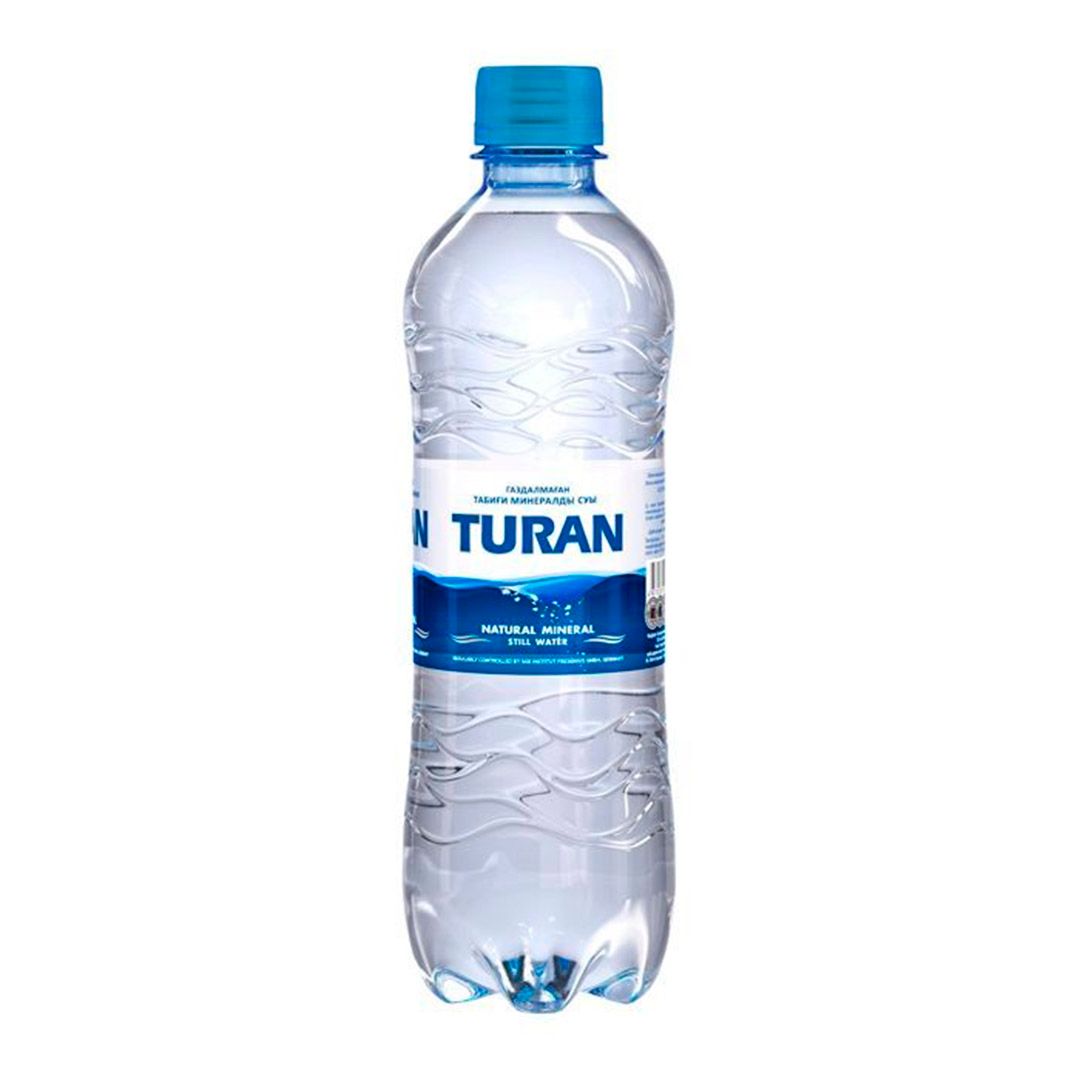 Вода негазированная питьевая "Turan", 0,5 л / Вода питьевая