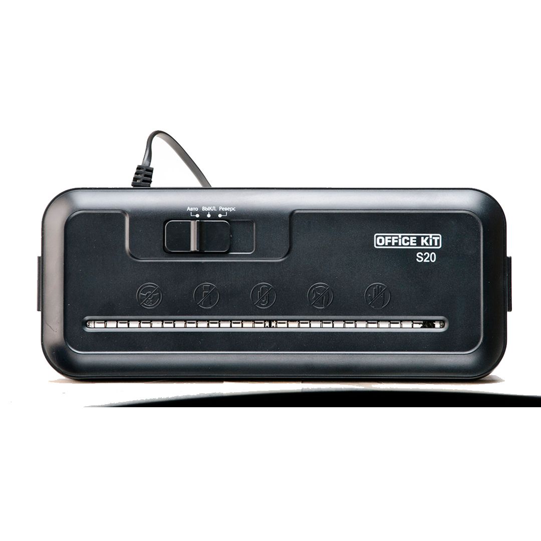 Уничтожитель документов Office Kit S20, ("1" уровень секретности), 10 литров, 6 листов / Уничтожители документов №3