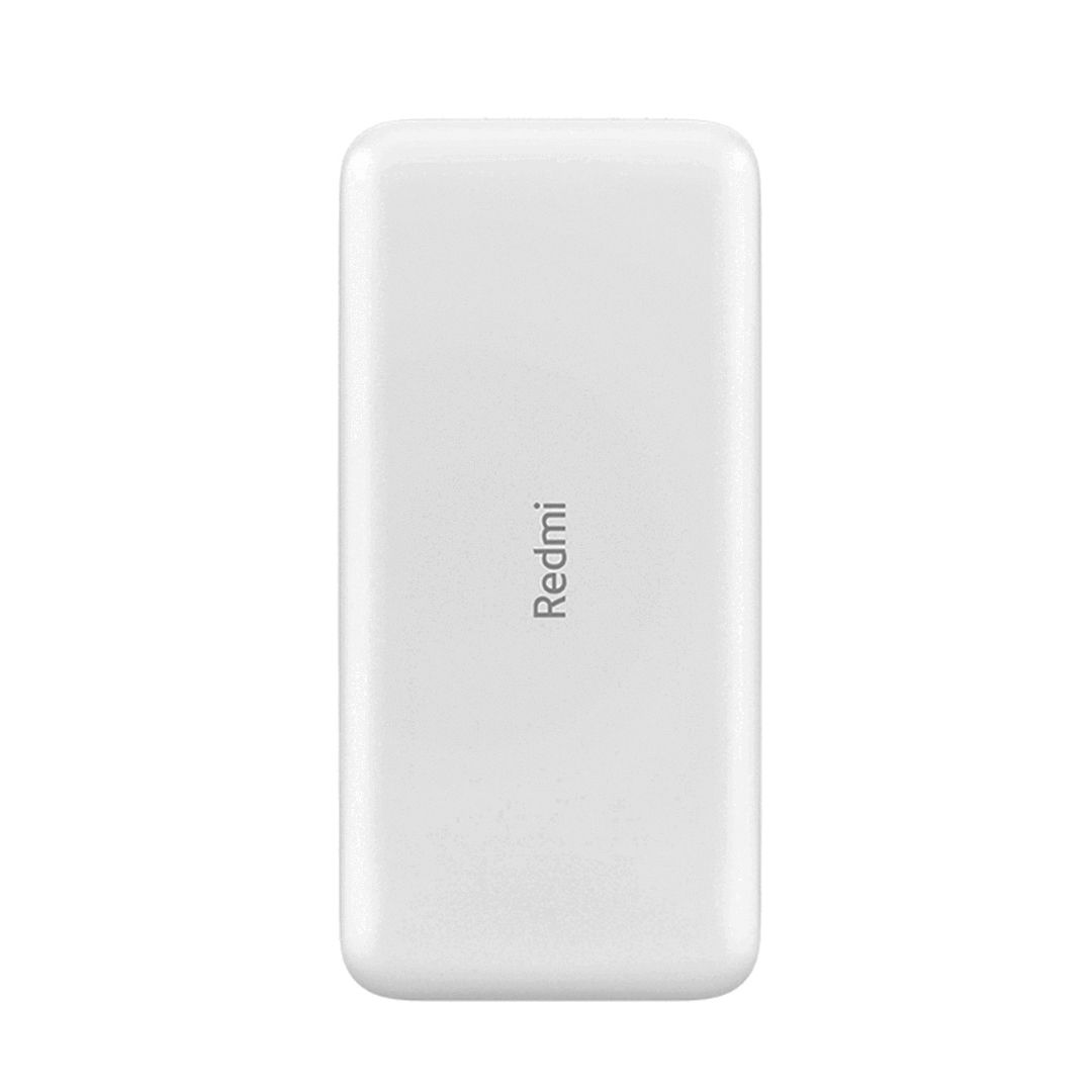 Портативное зарядное устройство  Xiaomi Redmi, 10000 mAh, индикатор заряда, белое / Портативные зарядные устройства