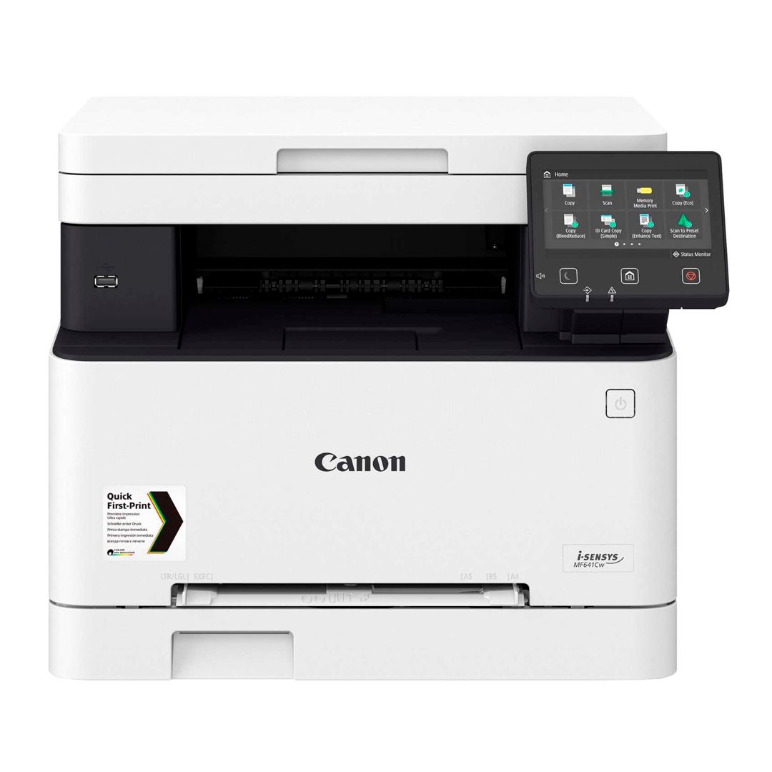 МФУ лазерное цветное Canon i-SENSYS MF641CW, А4, 1200*1200, 18 стр/мин, USB 2.0, Wi-Fi / Лазерные цветные