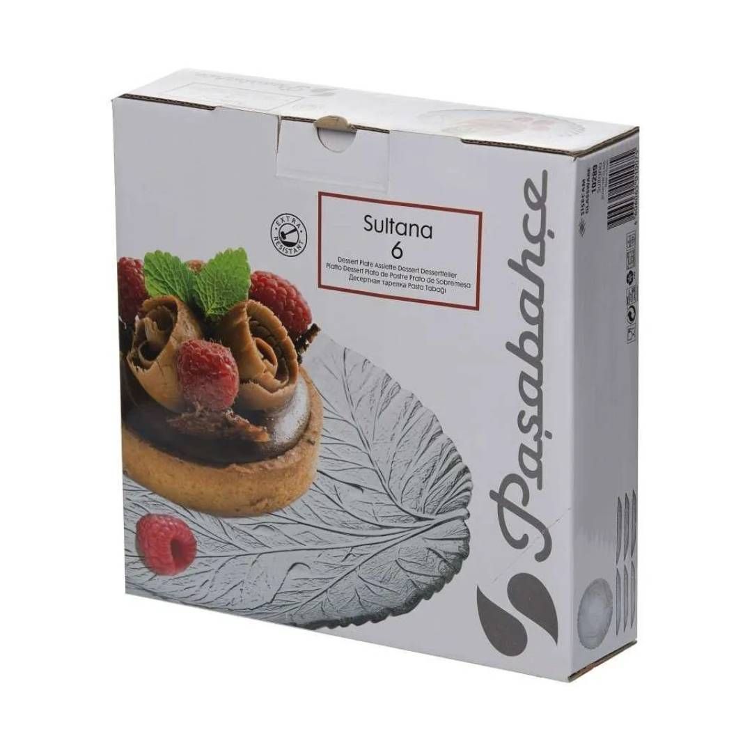 Тарелка Pasabahce "Sultana", овальное, стекло, 25*32 см / Посуда столовая №4