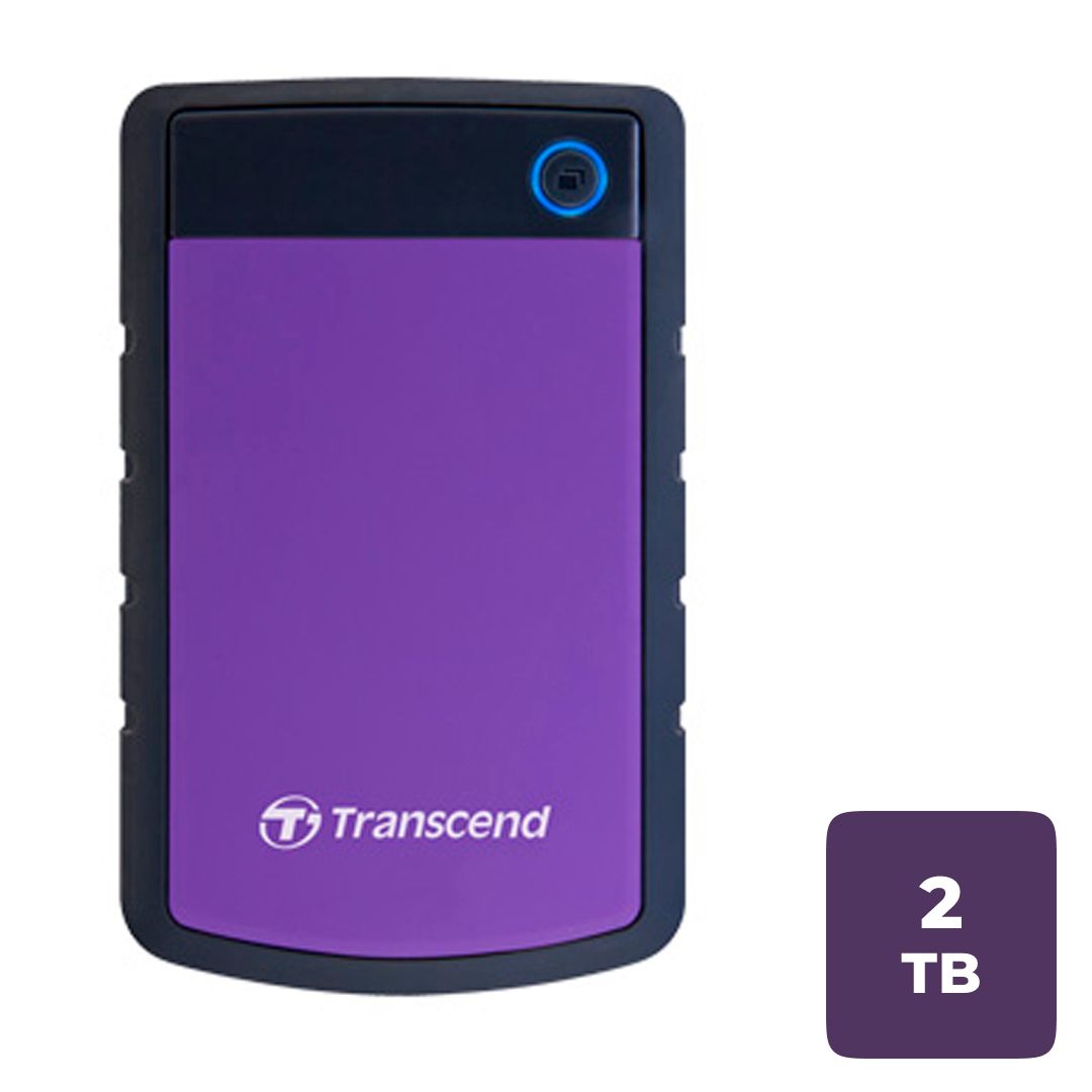 Жесткий диск 2 TB, Transcend ''StoreJet 25H3P'', USB 3.0, фиолетовый / Внешние жесткие диски