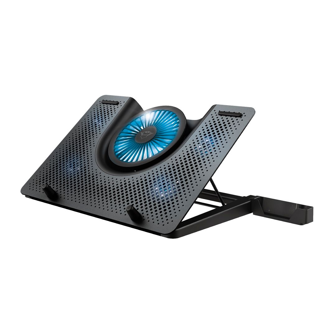 Подставка для ноутбука Trust "GXT 1125 Quno", USB порт, 17.3", черная / Подставки для ноутбуков