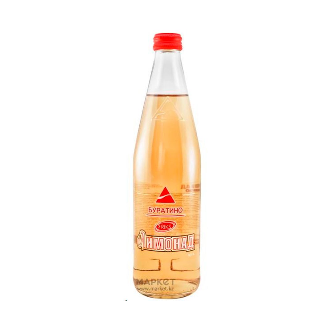 Лимонад Riks "Буратино", 0,5 л, стеклянная бутылка