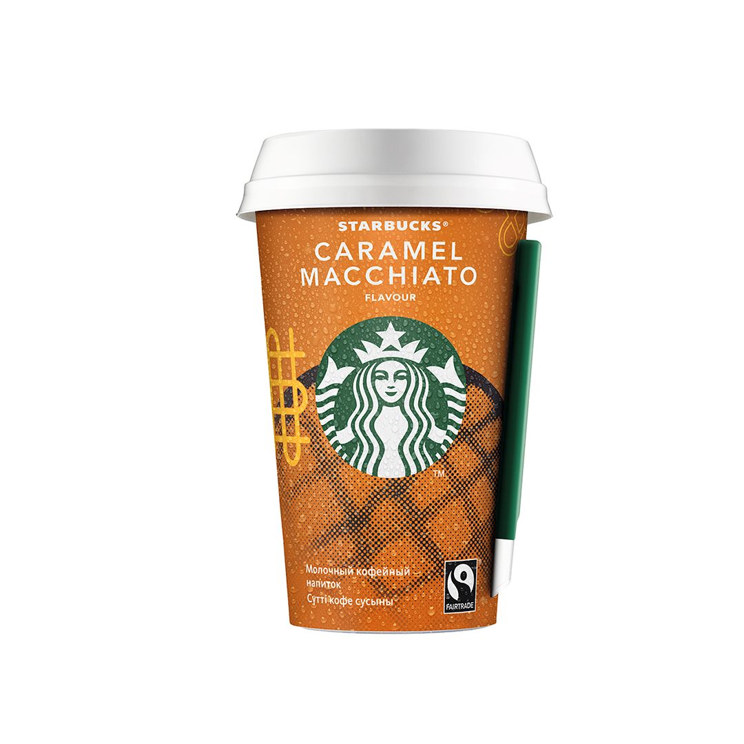 Напиток кофейный Starbucks "Caramel Macchiato", 0,22 л, стакан / Напитки и энергетики