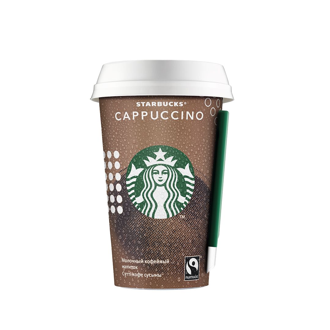Напиток кофейный Starbucks "Cappuccino", 0,22 л, стакан / Напитки и энергетики