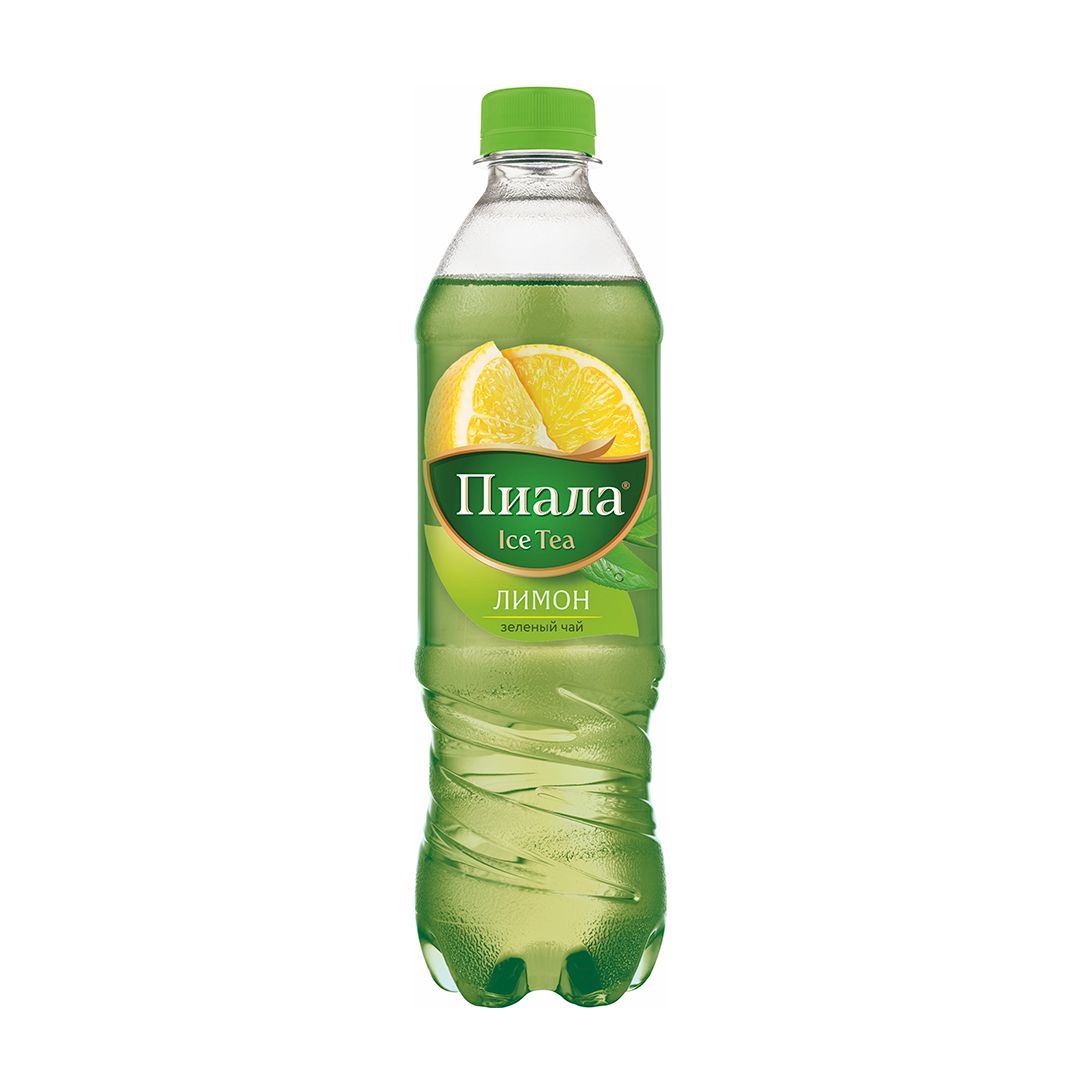 Напиток Пиала "Ice Tea" зеленый, лимон, 1 л, бутылка / Напитки и энергетики