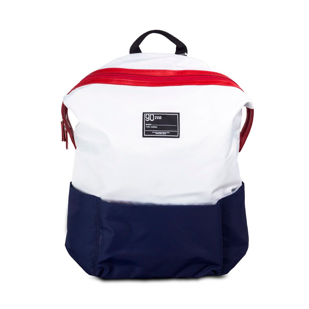 Рюкзак для ноутбука Xiaomi 90 Points Lecturer Leisure, для 13,3", бело-синий / Рюкзаки, чемоданы, сумки